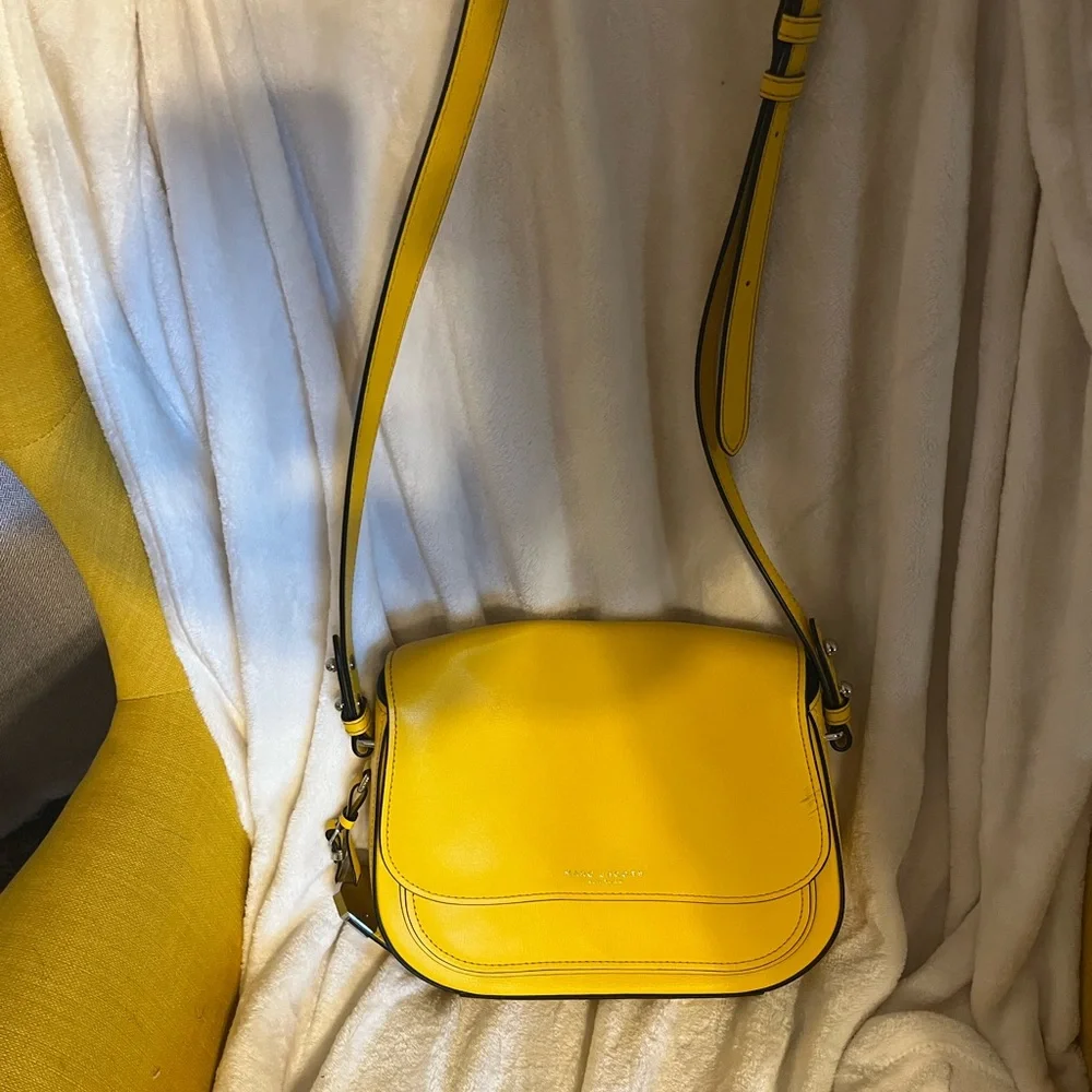 Marc Jacobs Yellow Rider Crossbody Bag - Picture 1 of 6